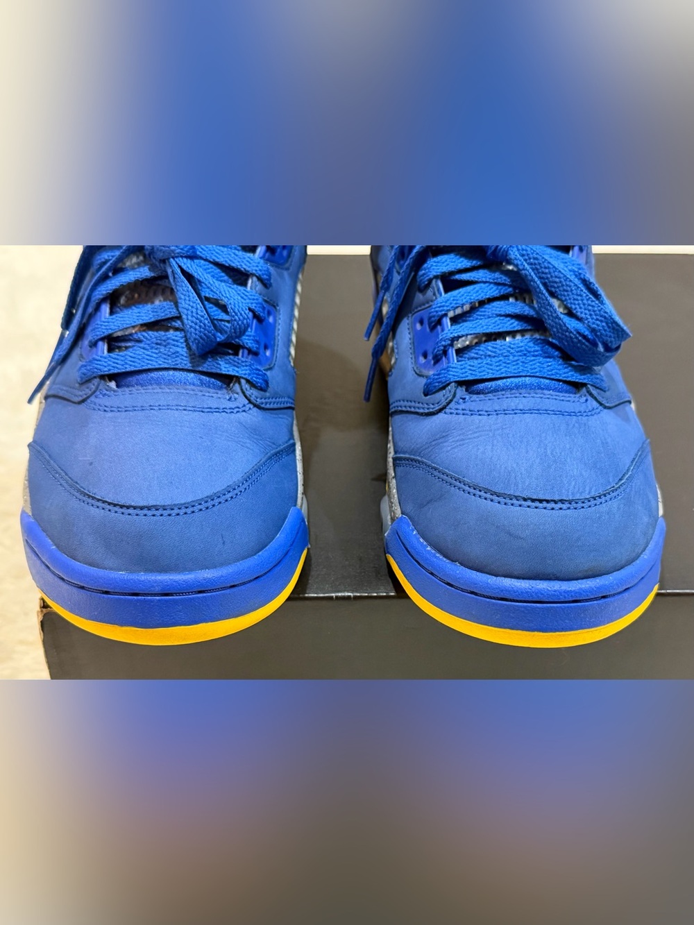 Men’s Air Jordan 5 Retro JSP Laney Varsity Royal - Size 9.5 - CD2720-400 - Picture 5 of 10